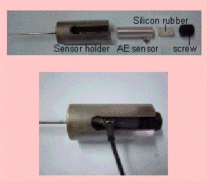 sensor holder and AE sonsor